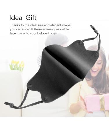 Reusable Black Dust Mask 20 Pack | Lightweight Breathable & Adjustable Strap | Washable Dust Cover for Men - Buy Online on GoSupps.com