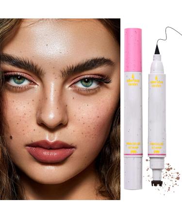 Smudge Remover Waterproof 2in1 Eyeliner & Stamps Create Natural Fake Stains Long Lasting Makeup Sweat Resistant For Women & Girls Creative Face - Buy Online on GoSupps.com