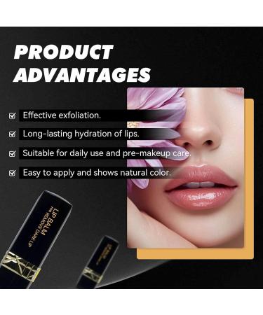 INSEEK Lightening Lip Balm for Dark Lips 2Pcs Lip Lightening Balm for Smokers Long-Lasting Hydration Soften Dry Cracked Dull Lips Gentle Exfoliation Reduce Fine Lines - Buy Online on GoSupps.com
