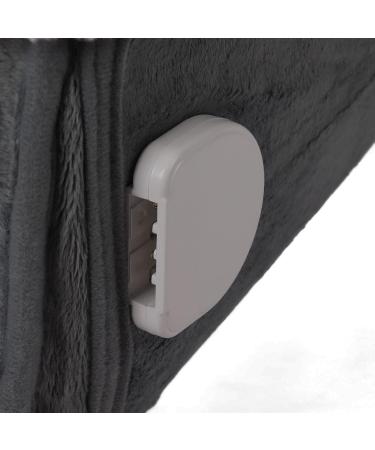 Alomejor Electrically Heated Foot Shoe - Fast Heating Foot Warmer Pillow 6 Speeds Microplush 2.7m Cable Home Use - Gray - Buy Online on GoSupps.com