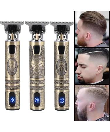 Professional T9 Hair Trimmer - Waterproof Stainless Steel Electric Shaver for Men | Digital Display & Metal Body | International Shipping - Buy Online on GoSupps.com