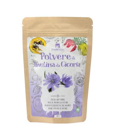 Erbavoglio Erbavoglio Chicory Inulin Powder - 200g - Conventional Food - Natural prebiotic fiber ideal for improving