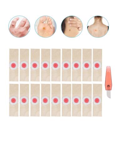 Effective Corn Remover Pads - All-Day Pain Relief for Calluses & Chicken Eyes | 18 Foot Pads for Toe Care - Buy Online on GoSupps.com