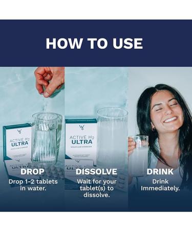Active H2 Ultra Hydrogen Water Tablet - Boost Health  Support Immunity & Balance Antioxidants | 30 Tablets - Buy Online on GoSupps.com