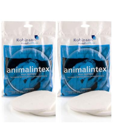 Animalintex Hoof Poultice x Twin Pack. Each Pack Contains 3 Dressings. - Buy Online on GoSupps.com