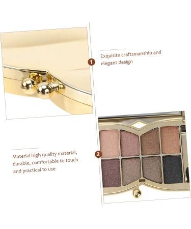 IWOWHERO 2 Pcs 10 Eyeshadow Dish Eye Makeup Accessories Eyeshadow Powder Womens Creamy Blusher Pink - Buy Online on GoSupps.com