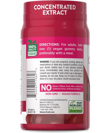 Nature's Truth Cranberry Gummies - Cranberry Mango - 60 VEGAN GUMMIES - Buy Online on GoSupps.com