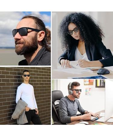 Doyuky 4 Piece Pinhole Glasses Set - Black Raster Glasses for Eye Training Vision Improvement & Relaxation - Buy Online on GoSupps.com