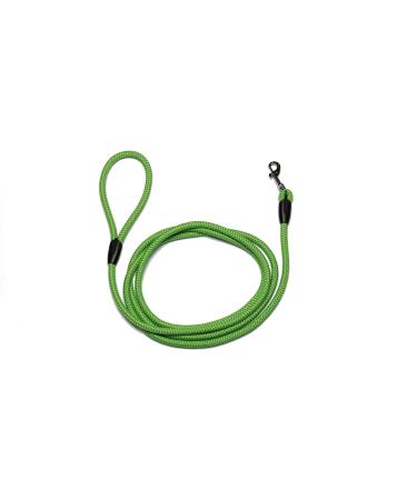 Leash - Rope leash with hand loop Basic 10mm 27 colours 7 lengths (2.50 m Kiwi) 2.50 m kiwi