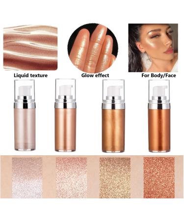  KARLOR Body Illuminator - Glitter Liquid Oil - Body Oil - Glitter - For the Body - Shiny and Creamy - Glitter Gel - Body Cream with Glitter (03#) - Buy Online on GoSupps.com