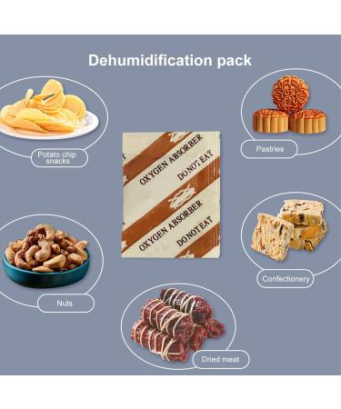 100 Pack Silica Gel & Oxygen Absorbers for Long-Term Food Storage - Moisture Protection & Secure Packaging - Buy Online on GoSupps.com