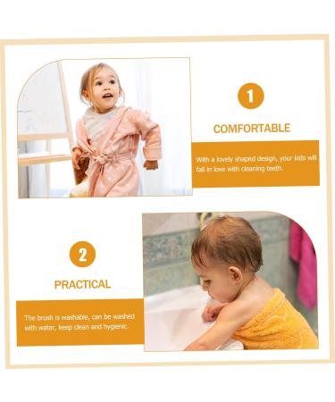 Minkissy 16-Piece Small Crocodile Toothbrush Cleaning Tool for Baby Teeth - Manual Massage Device for Toddlers - Ideal PBT Small Head Toothbrushes - Buy Online on GoSupps.com