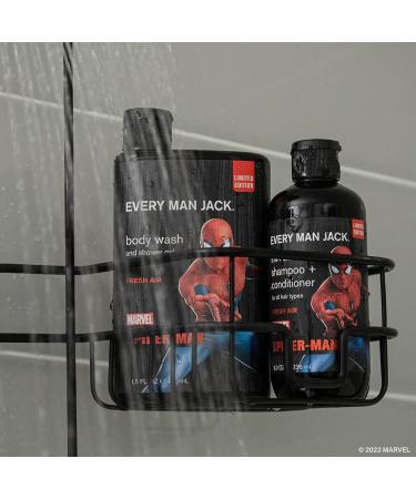 Spider-Man Body Set - Bath & Body Gift Set with Body Wash, Shampoo & Deodorant | Every Man Jack - Buy Online on GoSupps.com