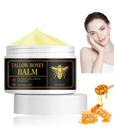 Tallow Honey Balm Moisturiser for Dry Skin Tallow Honey Balm Body Lotion Tallow Moisturiser Firming Face Cream Face Moisturiser Moisturiser Face Women Face Care Face Cream Facial Moisturizer