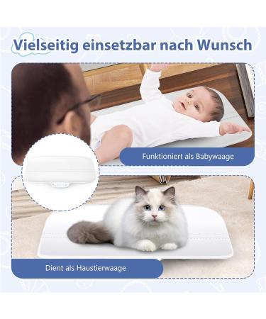 Buy Costway Digital Baby Scale - Bluetooth Multifunctional Scale for Kids & Pets 30kg Capacity Weight & Height Measurement Tara & Holding Function - Buy Online on GoSupps.com