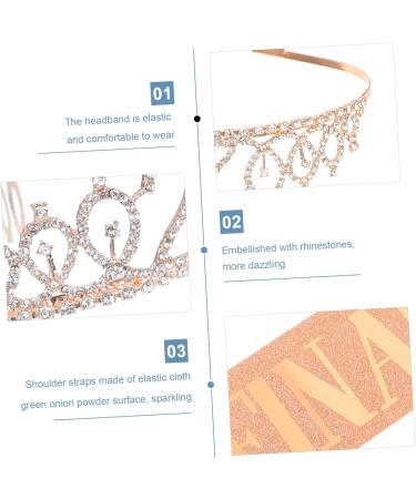 Beaupretty 2 Sets Party Decoration Party Favor Ornament Sash Birthday Party Supplies Birthday Party Sash Cloth Sash Adornment Sash Party Decor Sash Party Girl Sash - Buy Online on GoSupps.com