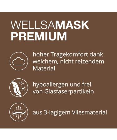 Wellsamed Wellsamask Type IIR Medical Face Masks - 50 Pieces Orange - Elastic Band Single Colour - Buy Online on GoSupps.com