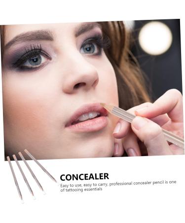 OHPHCALL 4pcs Concealer Pen Highlighter Stick Concealer Stick Makeup Concealer for Face Wooden 1 g (Pack of 1) Ivory - Buy Online on GoSupps.com