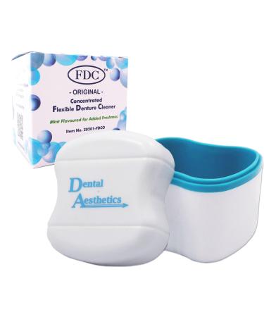 FDC Sachets & Denture Bath - Valplast Flexible Denture Cleaner (Blue Bath)