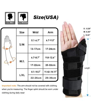 Buy TODDOBRA Wrist Brace with Thumb Spica Splint - Relief for De Quervain's Carpal Tunnel Tendonitis and Arthritis - International Shipping Available - Buy Online on GoSupps.com