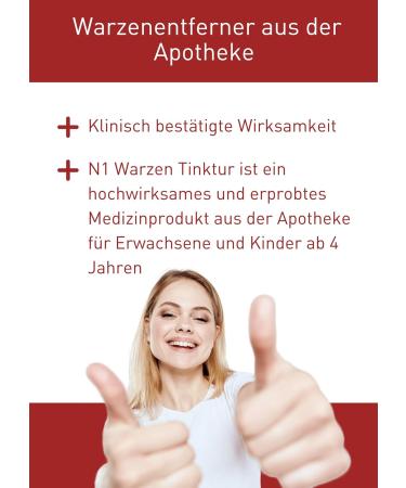 N1 Warts Tincture 6ml - Effective Wart Remover Simple & Painless 3-Pack - International Shipping Available - Buy Online on GoSupps.com