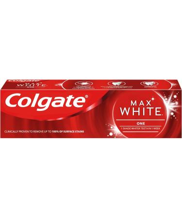 Colgate Max White One Toothpaste 75ml - Sparkling White Teeth Formula | International Shipping Available - Buy Online on GoSupps.com