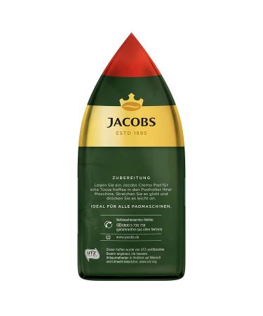 Buy Jacobs Crema Classic Coffee Pads - 180 Senseo Compatible Utz Certified 5 Packs of 36 Beverages - Optimal Flavor & Quality - Buy Online on GoSupps.com