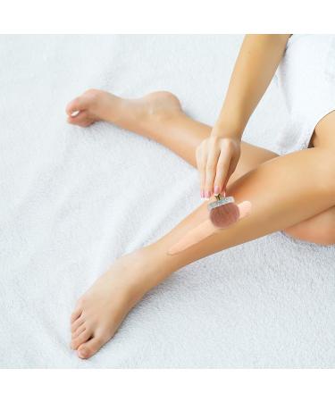 Large Kabuki Makeup Brush for Streak-Free Self Tan Application | Premium Bronze Blend Back Applicator with Rhinestones - Perfect for Face & Legs - Buy Online on GoSupps.com