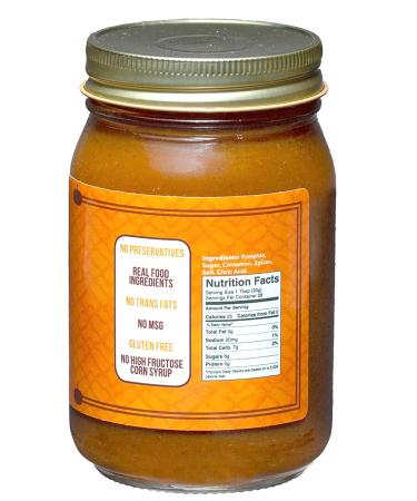 Green Jay Gourmet Pumpkin Butter 19oz - All-Natural Gluten-Free Fruit Spread with Pumpkins & Spices - Gourmet Fruit Butter - No Corn Syrup or Preservatives - 1.18lb (Pack of 1) - Buy Online on GoSupps.com