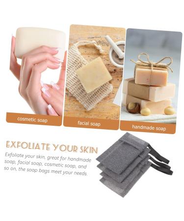 FRCOLOR 8 Pcs Loofah Soap Savers & Scrubbers - Nylon Fiber Soap Bags for Bar Soap - Ideal for Body Scrubs and Exfoliation - Buy Online on GoSupps.com