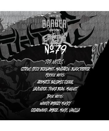 Barber Marmara No.79 Shaving Gel for Men - 1000ml Transparent Razor Gel | Precise Beard Contours | Foams-Free & Skin Cooling | Ideal Beard Care Solution - Buy Online on GoSupps.com