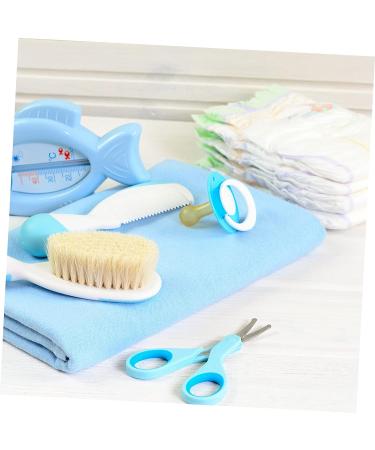 iBasenice 4 Pcs Baby Brush Set & Scalp Scrubber - Toddler & Infant Hair Care Kit | Silicone Hair Shampoo Brush & Comb for Children - Blue x2pcs 14x5cm - Buy Online on GoSupps.com