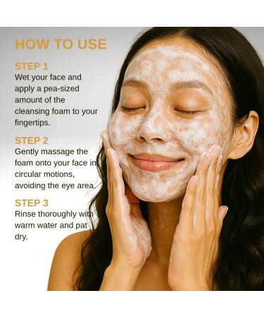 esfolio Rice Cleansing Foam Face Wash Gentle Daily Facial Cleanser with Soft Creamy Foam Suitable for All Skin Types Helps Remove Dirt Oil and Impurities Without Drying (5.29oz -150g) - Buy Online on GoSupps.com