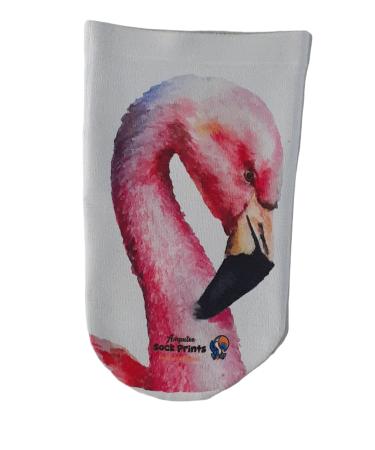 Heal with Appeal Amputee stump sock Flamingos Portrait 3Ply stump sock