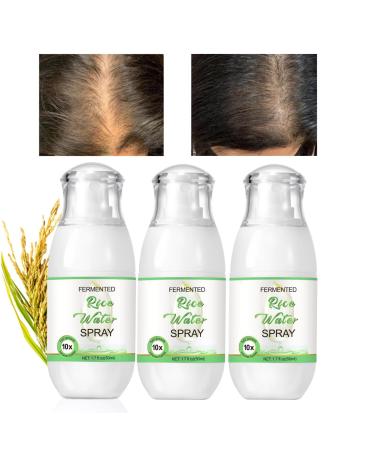Eau De Riz Ferment Regime Pour la Croissance des Cheveux Naturel V g talien Eau de Riz Spray Spray D'eau De Riz Ferment Adapt Aux Cheveux Secs Et Boucl s 50 ml (3pcs) Cam lia 50 ml (Lot de 1)