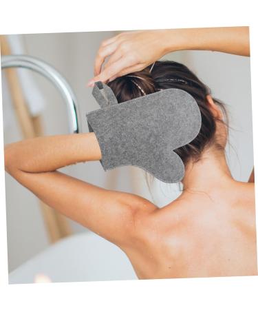 Toddmomy 6pi ces Gants De Gommage Exfoliants Feutre Lot pour Sauna Et Bain limination des Peaux Mortes Gris Et Blanc 3 - Buy Online on GoSupps.com