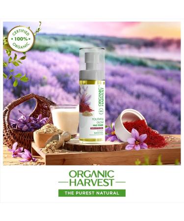 Organic Harvest Vitamin A Face Toner for Dry Skin | Anti-Ageing & Wrinkle Reduction | 100% Organic Paraben & Sulphate Free - 100ml - Buy Online on GoSupps.com