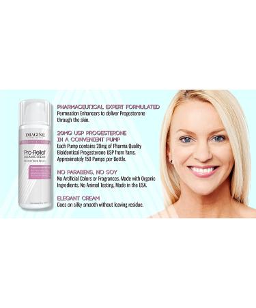 Bio-Identical Progesterone USP 3000mg Value Size Cream | 150 Pumps | 50% More | Paraben-Free | Made in USA | 5oz Pro-Relief Cream - Buy Online on GoSupps.com