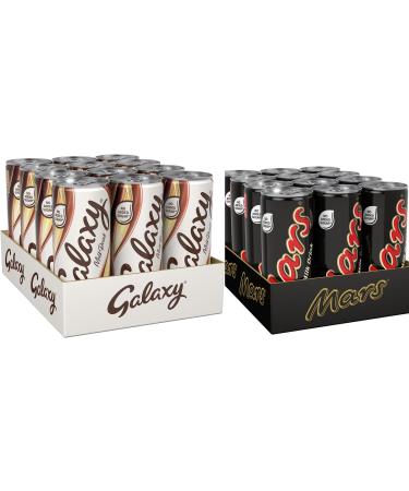 Mars Chocolate Milk Drink 12 x 250ml & Galaxy Chocolate Milk Drink 12 x 250ml - By Shop 4 Less