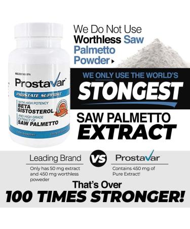 Prostavar Prostate Support with Saw Palmetto 605mg - 630 Capsules - 7 Month Supply - Buy Online on GoSupps.com