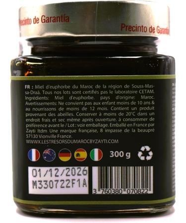 Le Miel d'euphorbe du Maroc 100% Naturel R colt dans la R gion de Souss Massa Draa un miel Rare et unique pot de 300g - Buy Online on GoSupps.com