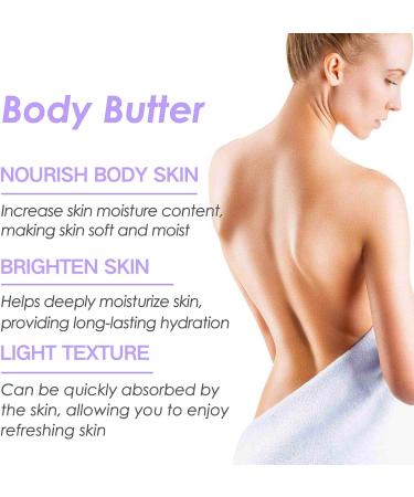 IZBEAUVO Lavender Body Butter - Organic Shea Butter Vitamin E Self Care Replenishes Soothes Dry & All Skin Softens & Boosts Skin Overall Moisture and Radiance Vegan Butter Body Butter for Women - Buy Online on GoSupps.com