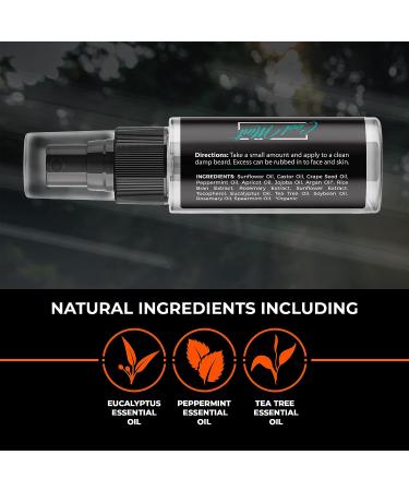 Wild Willies Premium Beard Oil & Conditioner - Fast Growth, Itch & Dandruff Relief, Deep Moisture Treatment - Organic Ingredients - Cool Mint Scent - 2 Oz - Buy Online on GoSupps.com