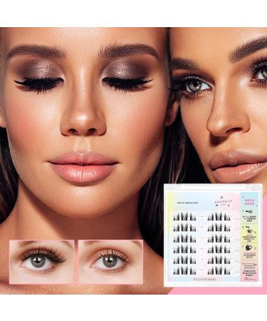 False Lashes | No Glue Eyelashes - Natural Look False Eyelashes Reusable and Long Lasting Lashes for Daily Use Dense - Buy Online on GoSupps.com