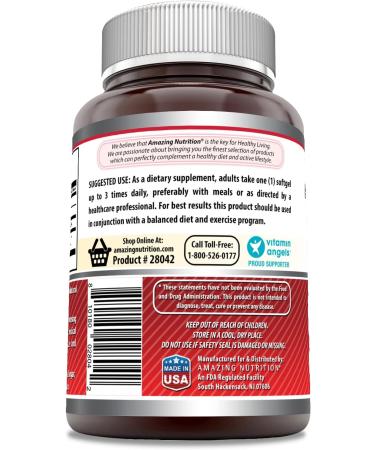 Amazing Formulas CLA 1250mg 120 Softgels - Conjugated Linoleic Acid Supplement - Buy Online on GoSupps.com