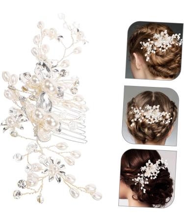 FRCOLOR Bridal Comb Bridal Accessories Wedding Headpiece for Bride Accessories Prom Hair Accessories Hair Combs for Wedding Hair Accessories for Prom Tiara Bride Hair Comb Alloy - Buy Online on GoSupps.com