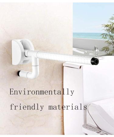 Bathroom Grab Rails Hand Rail Disability Anti-Slip Grab Bar Single Arm Drop Fold Down Support Rail Handrail Toilet Safety Han Bathroom Handle (Wh - Buy Online on GoSupps.com
