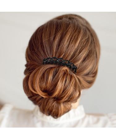Prasacco 16 Pieces Hair Combs for Women Accessories French Hair Side Combs Plastic Twisthair Hair Accessories Comb Hair Clips Bridal Wedding Veil Teeth Hair Combs for Girls - Buy Online on GoSupps.com