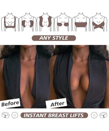 XL Breast Lift Tape for A-G(DD) Cup Brown - BoobTape for Large Breasts, Body & Athletic Support with Nipple Cover - Booby Tape Solution - Buy Online on GoSupps.com