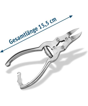 Shehadeh - Foot Nail Clippers with Double Gear - Curved Edge - Stainless Steel - for Strong Toenails - Large - Buy Online on GoSupps.com